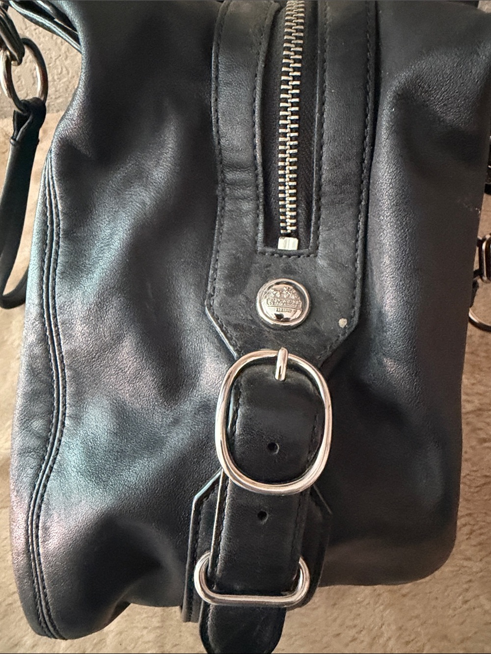 Coach hobo bag leather 3734 - Picture 4 of 9